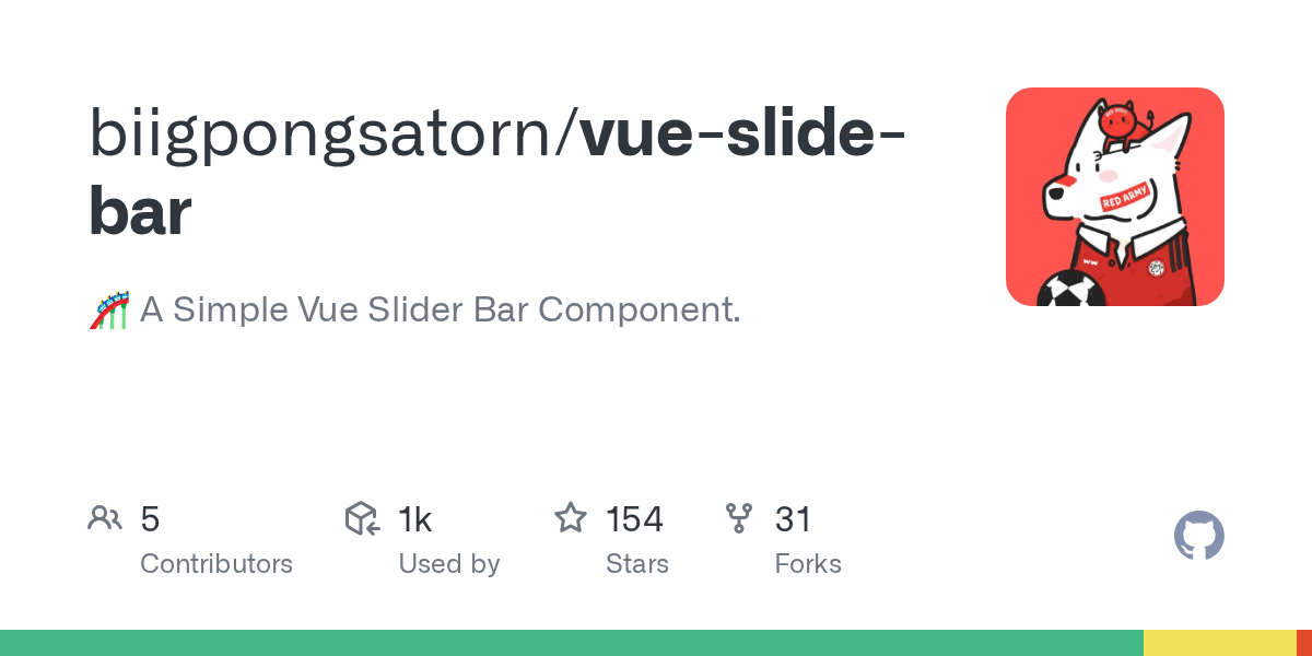 GitHub biigpongsatorn/vueslidebar 🎢 A Simple Vue Slider Bar Component.
