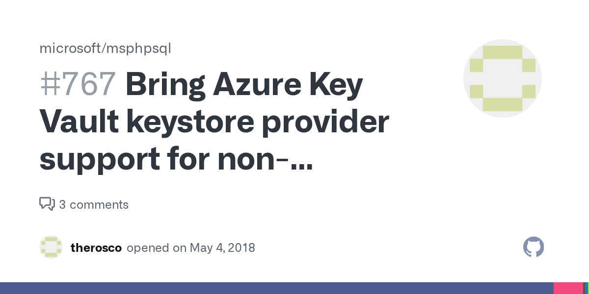 Bring Azure Key Vault keystore provider support for nonWindows systems
