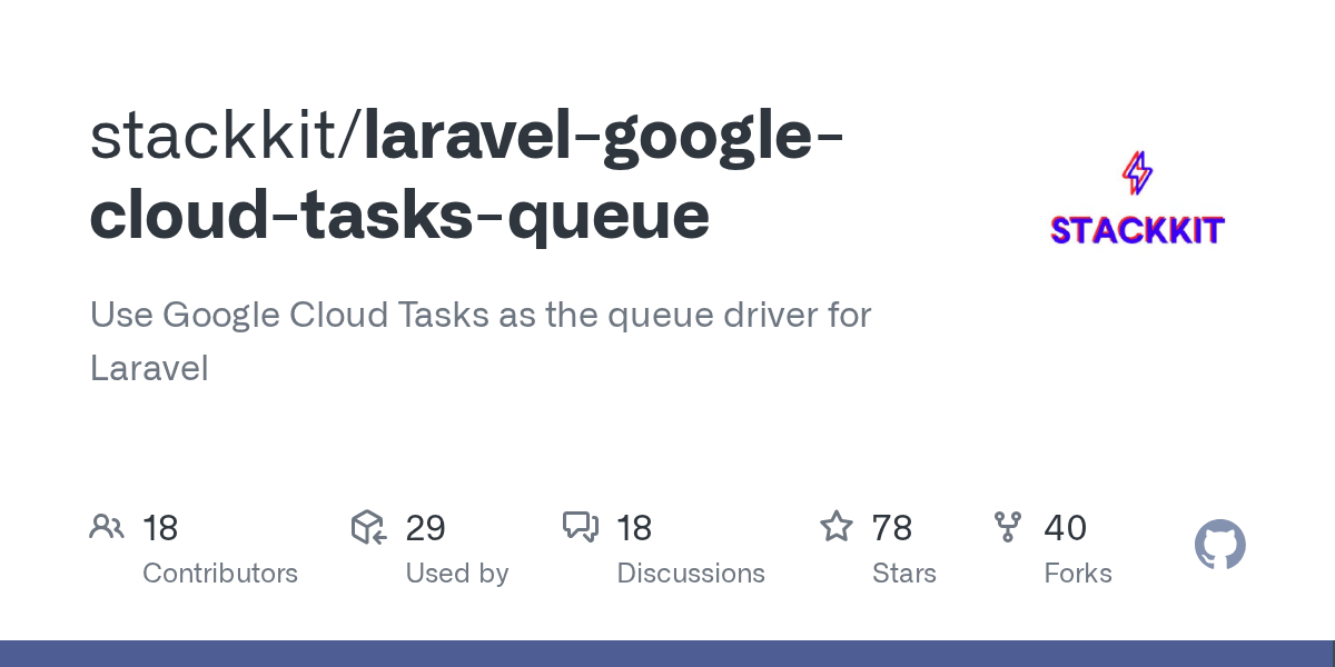 GitHub stackkit/laravelgooglecloudtasksqueue