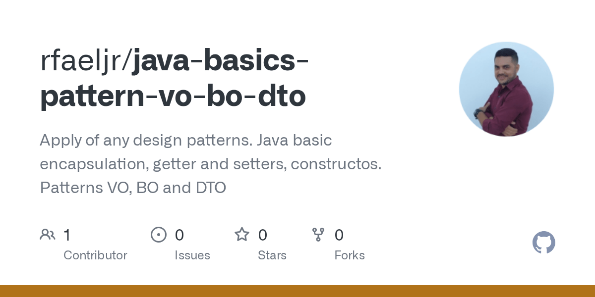 GitHub rfaeljr/javabasicspatternvobodto Apply of any design