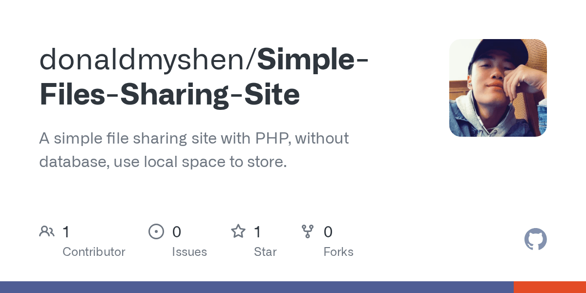 GitHub donaldmyshen/SimpleFilesSharingSite A simple file sharing site with PHP, without