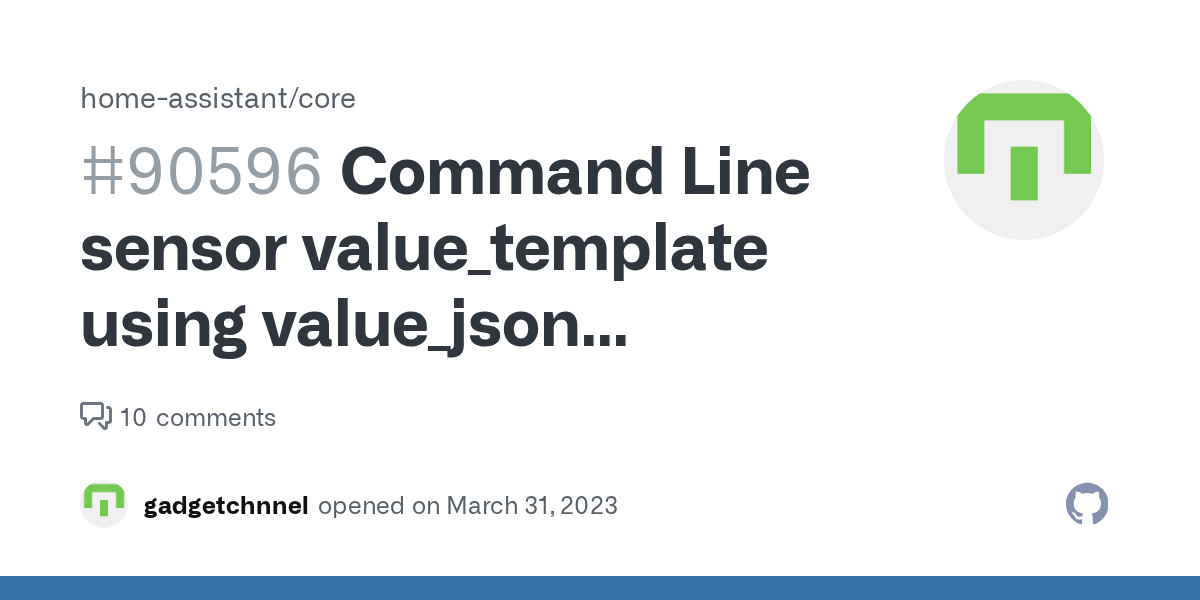 Command Line sensor value_template using value_json returning unknown