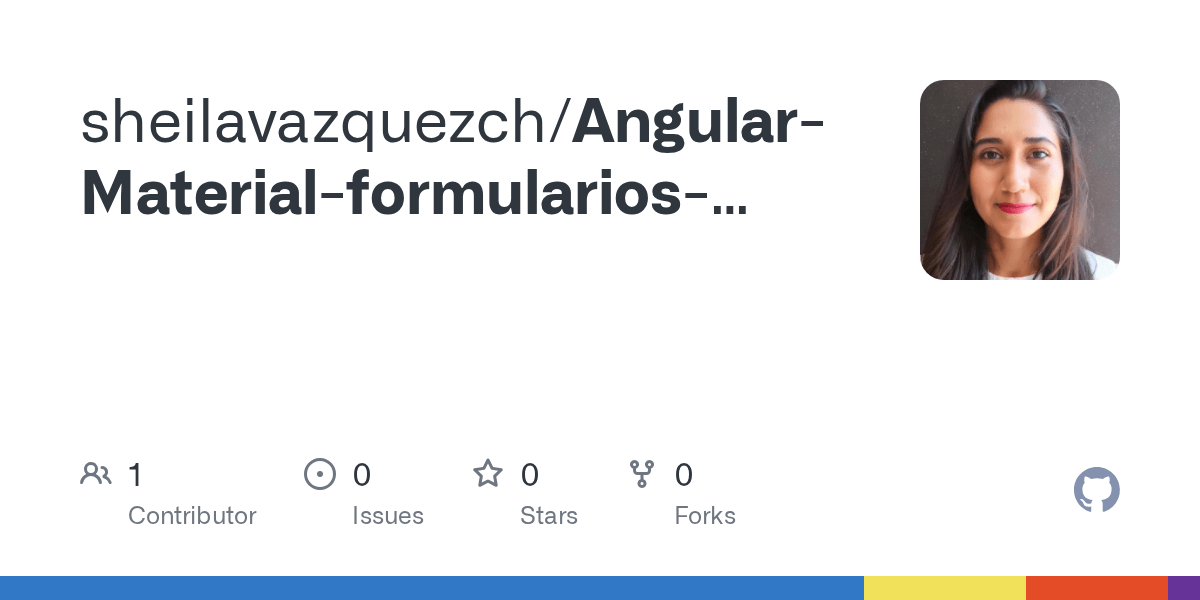 GitHub sheilavazquezch/AngularMaterialformulariosselectoresmat