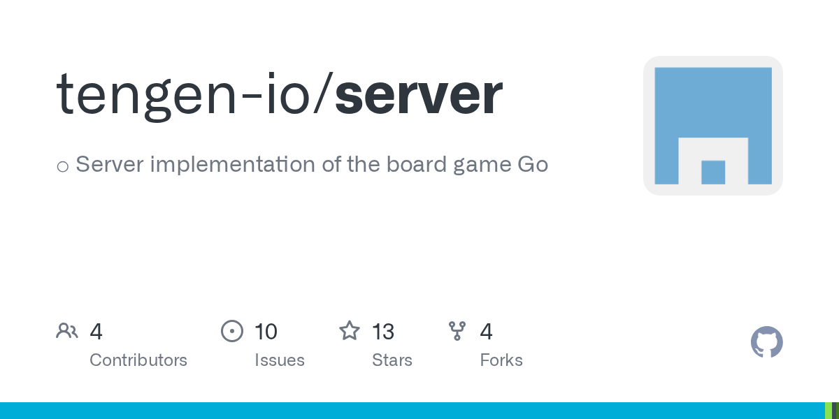 GitHub tengenio/server Server implementation of the board game Go