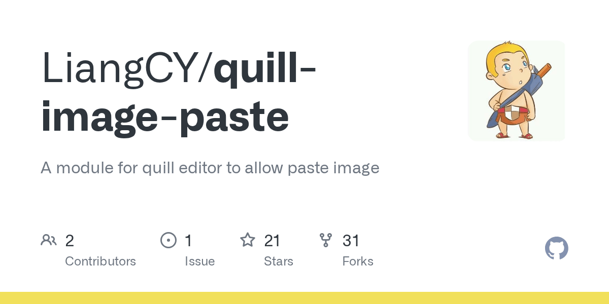 GitHub LiangCY/quillimagepaste A module for quill editor to allow