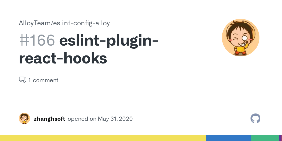 eslintpluginreacthooks · Issue 166 · AlloyTeam/eslintconfigalloy