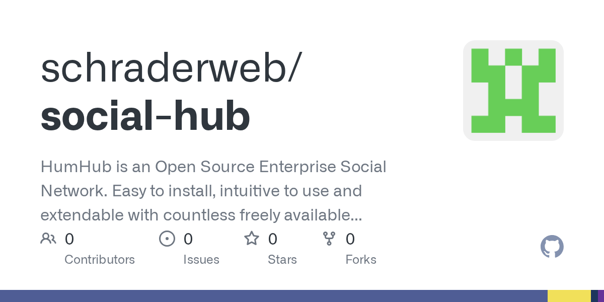 GitHub schraderweb/socialhub HumHub is an Open Source Enterprise