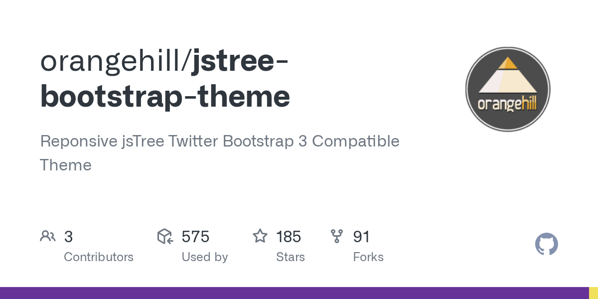 GitHub orangehill/jstreebootstraptheme Reponsive jsTree Twitter