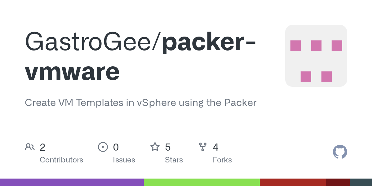 GitHub GastroGee/packervmware Create VM Templates in vSphere using