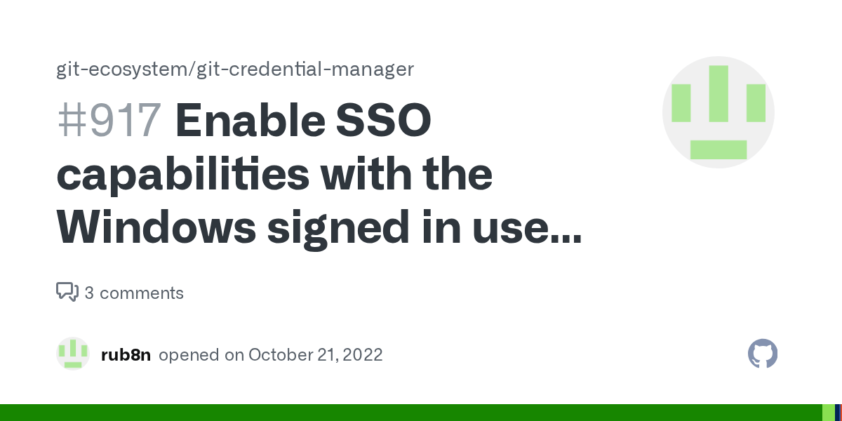 Enable SSO capabilities with the Windows signed in user while on Dev