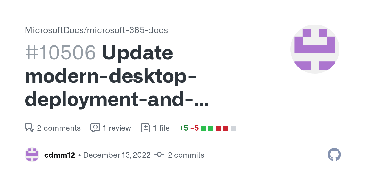 Update moderndesktopdeploymentandmanagementlab.md by cdmm12 · Pull Request 10506