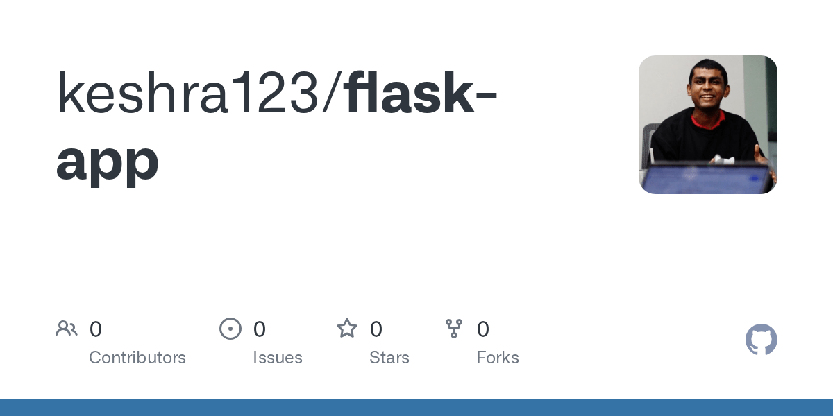 GitHub keshra123/flaskapp