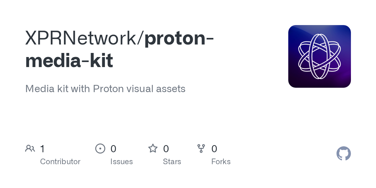 GitHub ProtonProtocol/protonmediakit Media kit with Proton visual