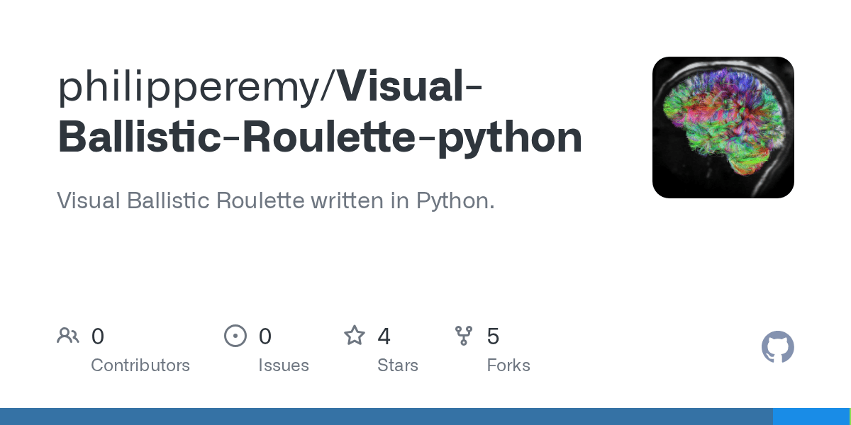 GitHub philipperemy/VisualBallisticRoulettepython Visual