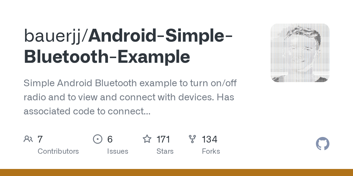 GitHub bauerjj/AndroidSimpleBluetoothExample Simple Android
