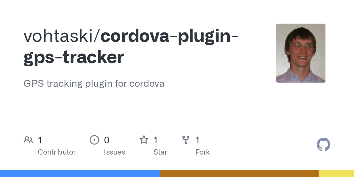 GitHub vohtaski/cordovaplugingpstracker GPS tracking plugin for