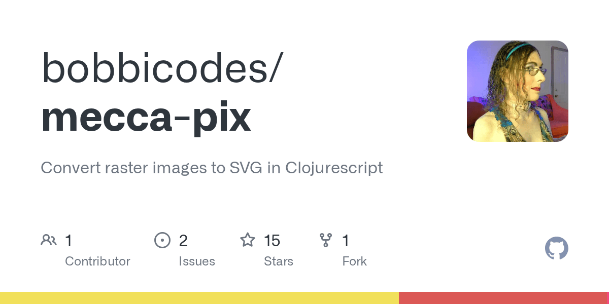 GitHub bobbicodes/meccapix Convert raster images to SVG in