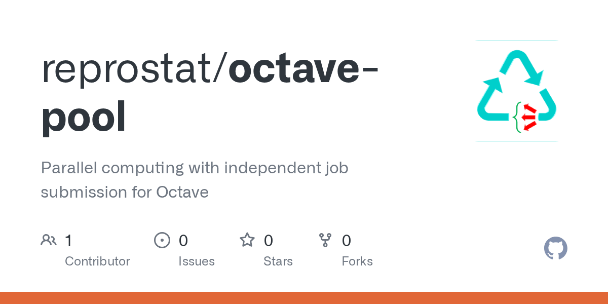 GitHub reprostat/octavepool Parallel computing with independent job
