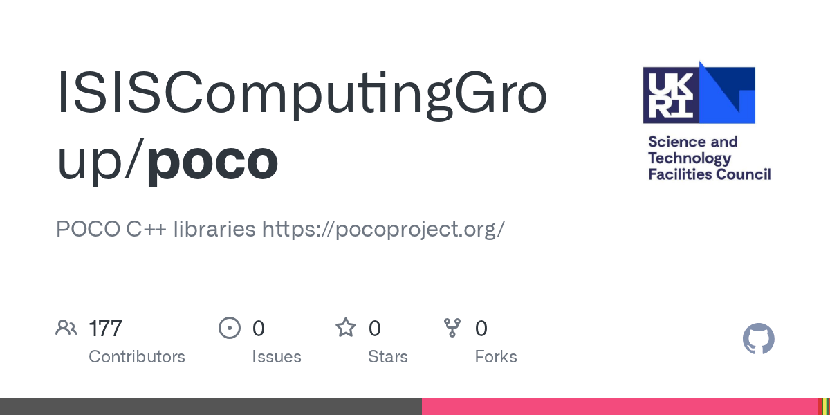 GitHub POCO C++ libraries https