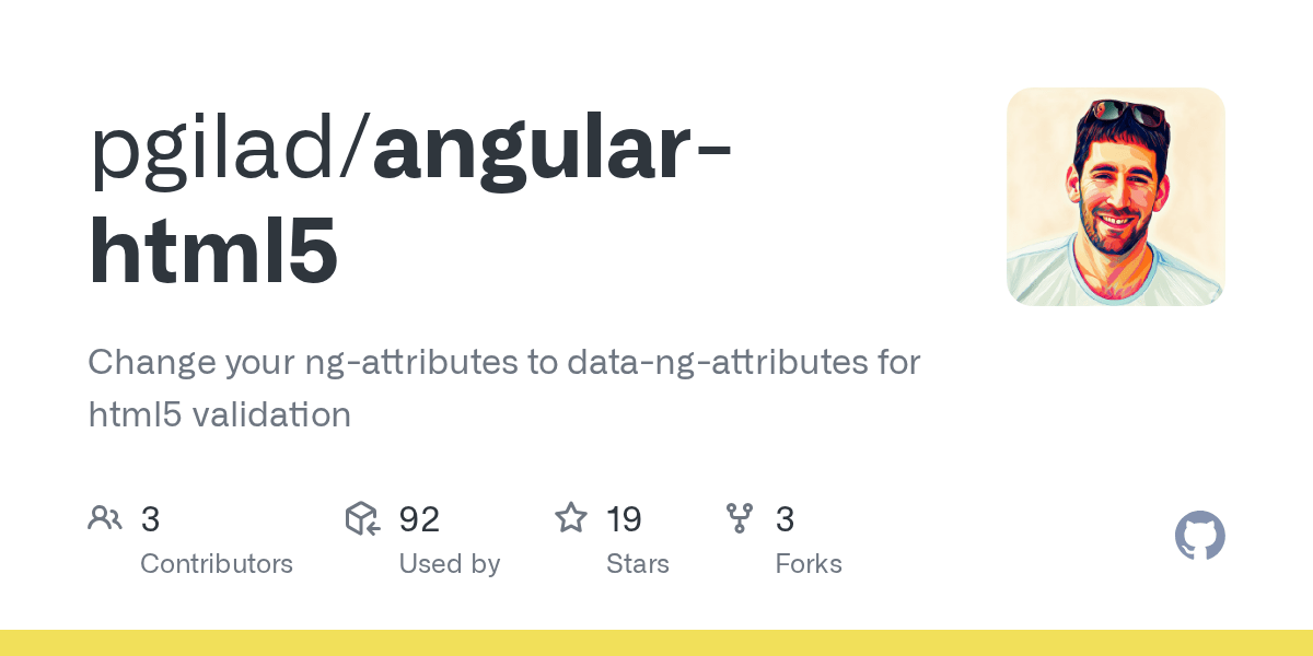 GitHub pgilad/angularhtml5 Change your ngattributes to datangattributes for html5 validation