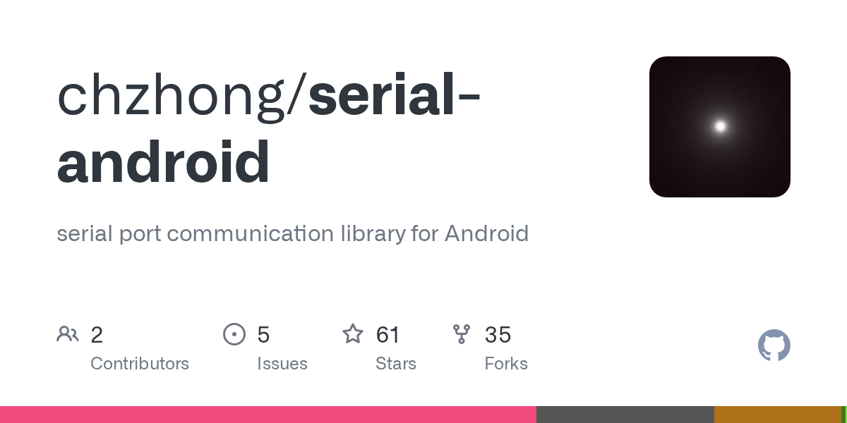 GitHub chzhong/serialandroid serial port communication library for