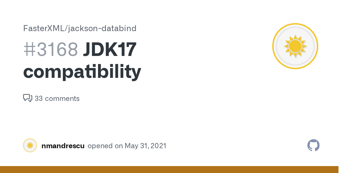 JDK17 compatibility · Issue 3168 · FasterXML/jacksondatabind · GitHub