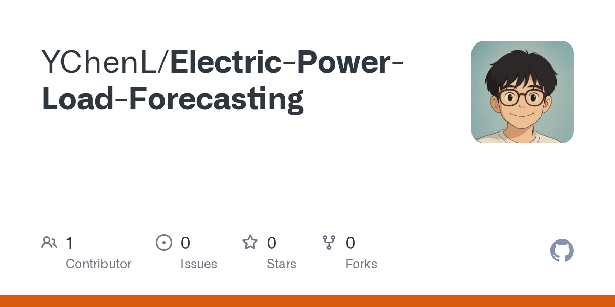 GitHub YChenL/ElectricPowerLoadForecasting
