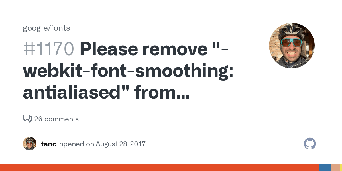Please remove "webkitfontsmoothing antialiased" from fonts.google