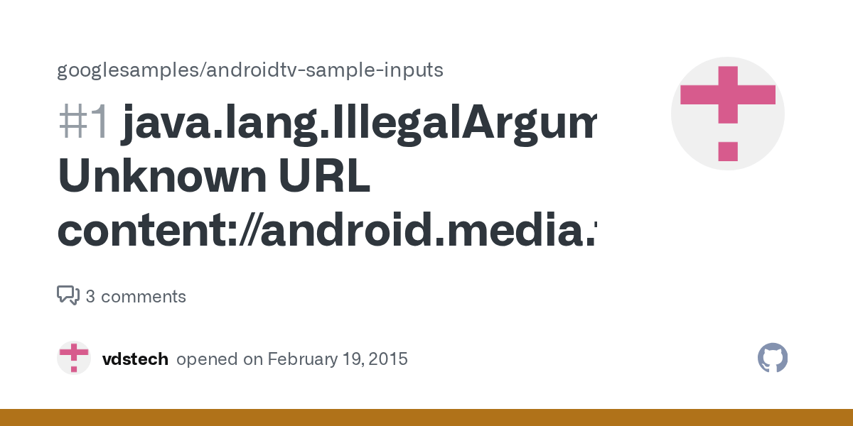 java.lang.IllegalArgumentException Unknown URL content//android.media