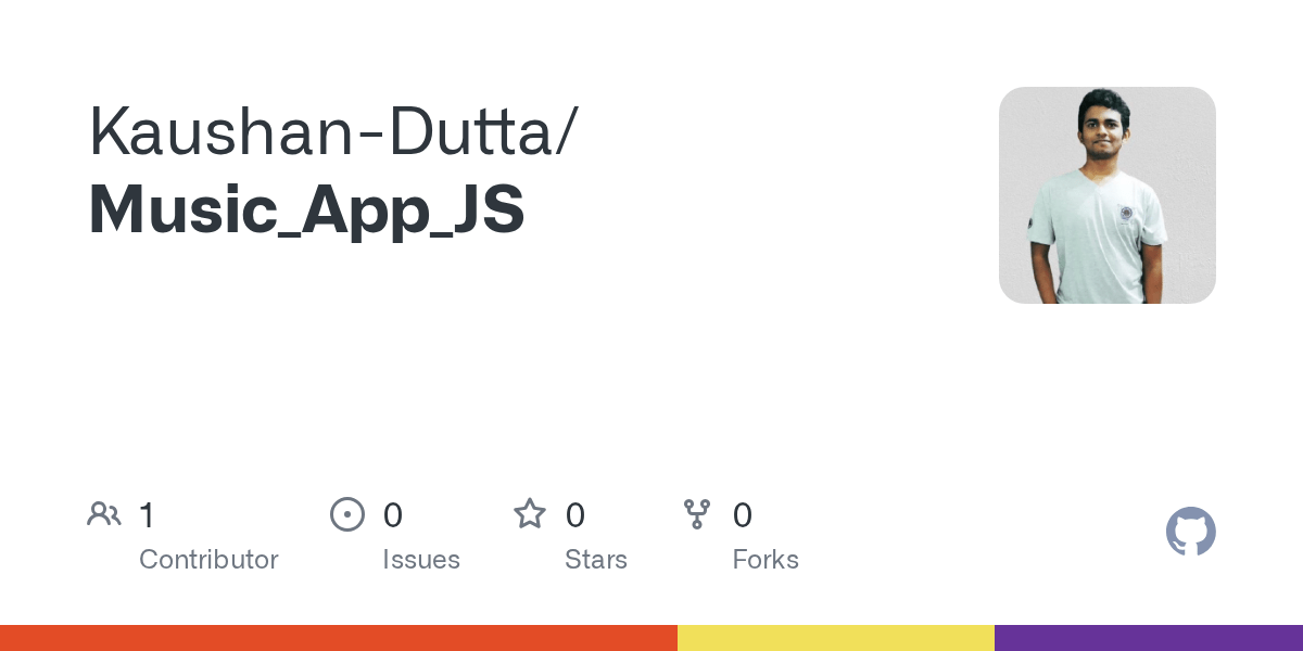 GitHub KaushanDutta/Music_App_JS