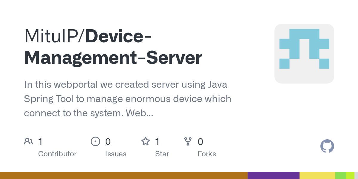 GitHub MitulP/DeviceManagementServer In this webportal we created