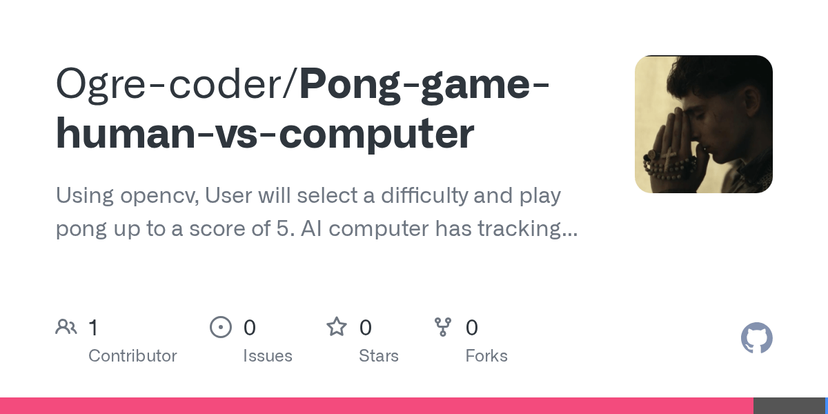 GitHub Using opencv, User