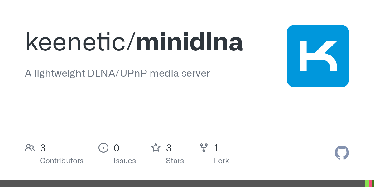 GitHub A lightweight DLNA/UPnP media server