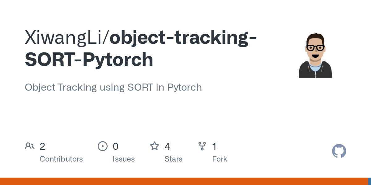 GitHub XiwangLi/objecttrackingSORTPytorch Object Tracking using