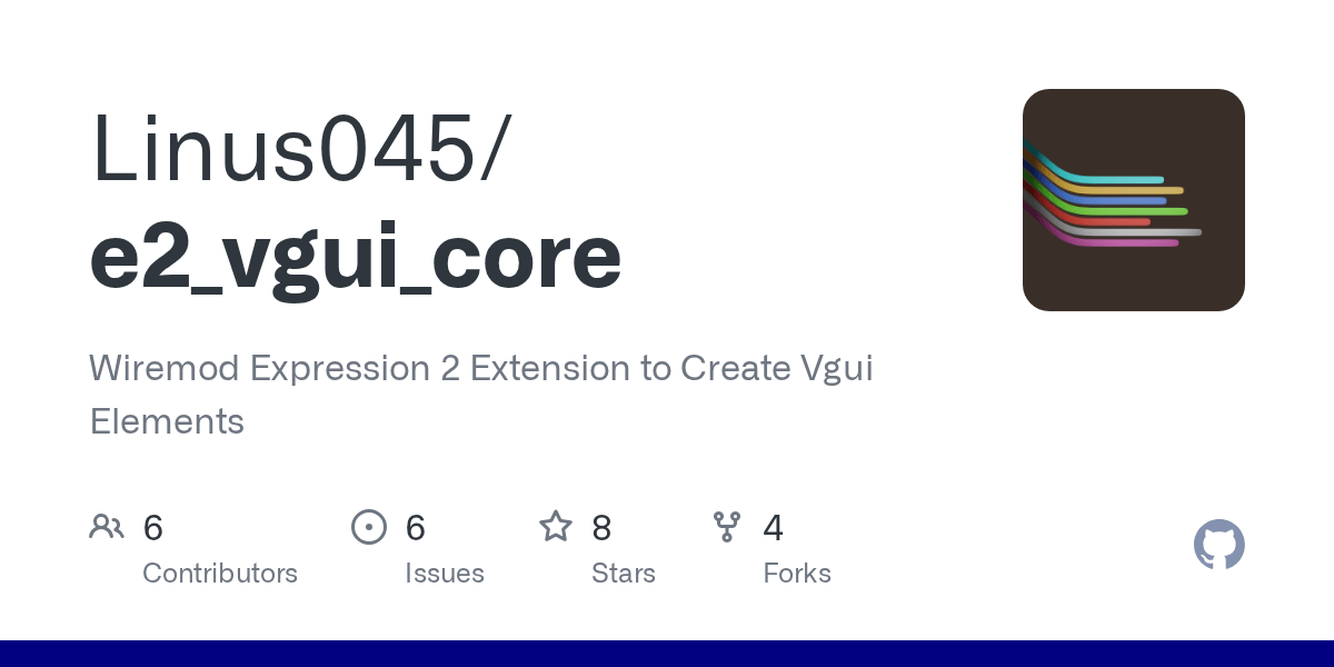 GitHub Linus045/e2_vgui_core Wiremod Expression 2 Extension to
