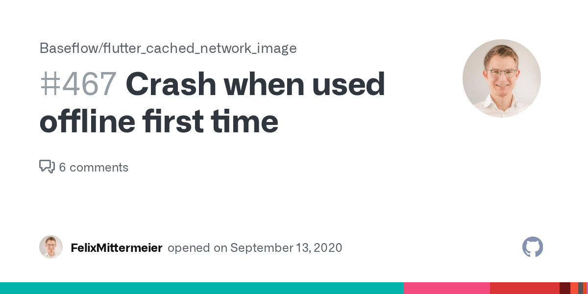 Crash when used offline first time · Issue 467 · Baseflow