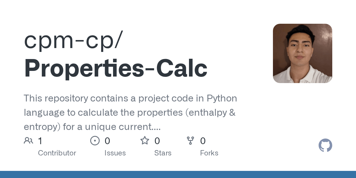 GitHub cpmcp/PropertiesCalc This repository contains a project