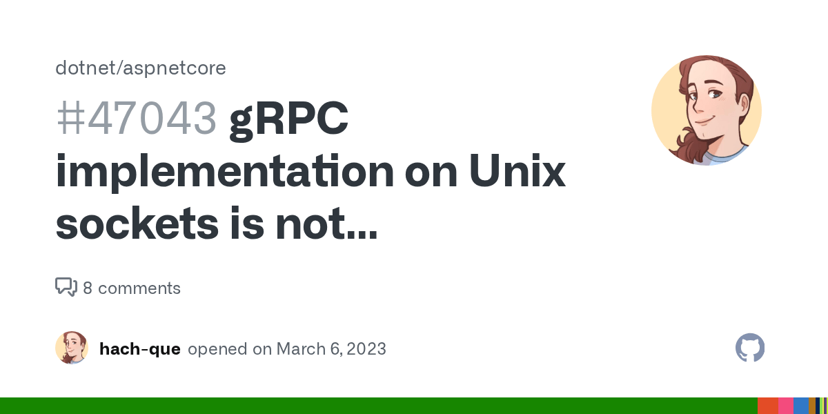 gRPC implementation on Unix sockets is not compatible with Go · Issue