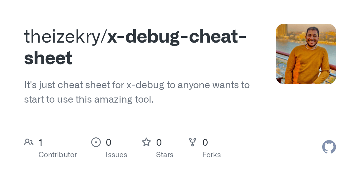 GitHub theizekry/xdebugcheatsheet It's just cheat sheet for x
