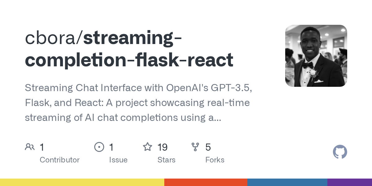 GitHub Streaming Chat