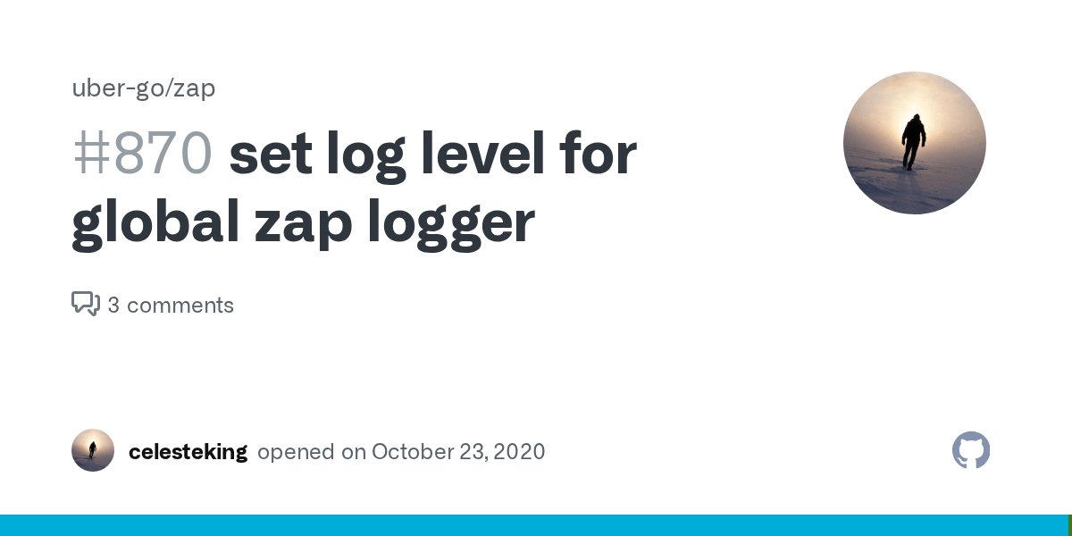set log level for global zap logger · Issue 870 · ubergo/zap · GitHub