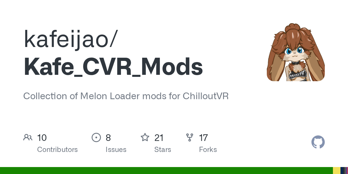 GitHub kafeijao/Kafe_CVR_Mods Collection of Melon Loader mods for