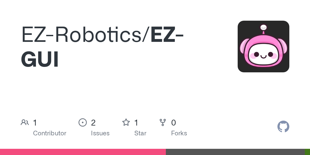 GitHub EZRobotics/EZGUI