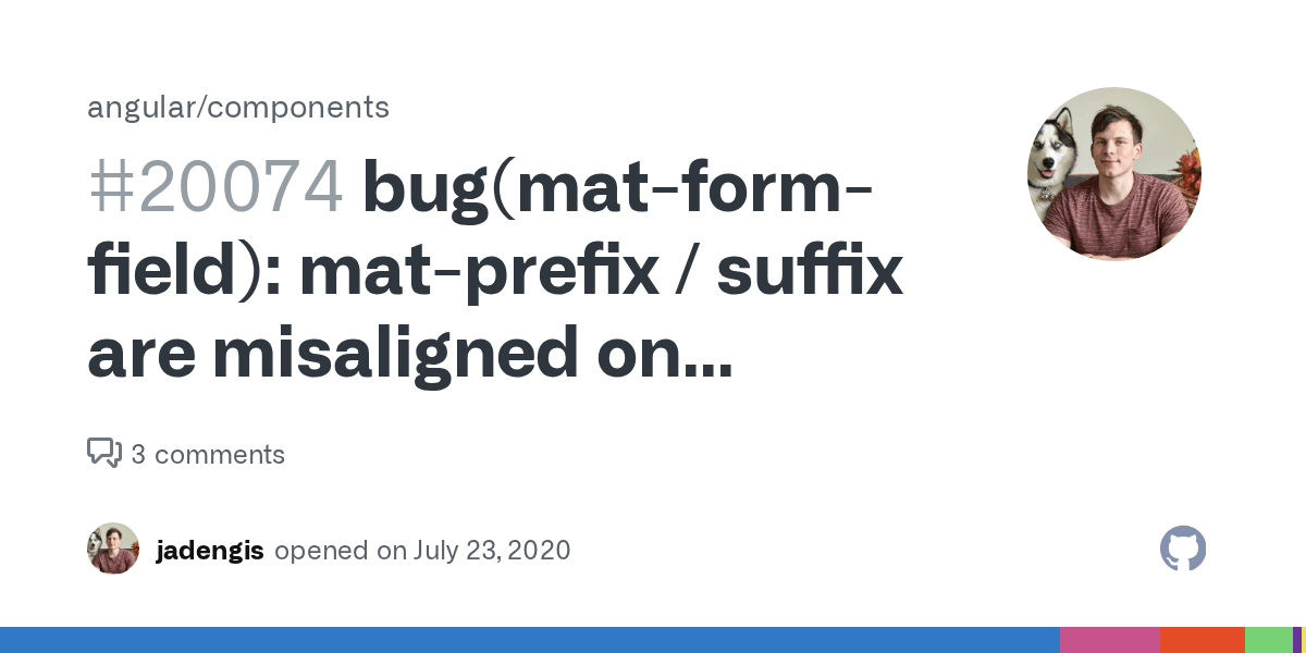 bug(matformfield) matprefix / suffix are misaligned on Firefox and Chrome for outline