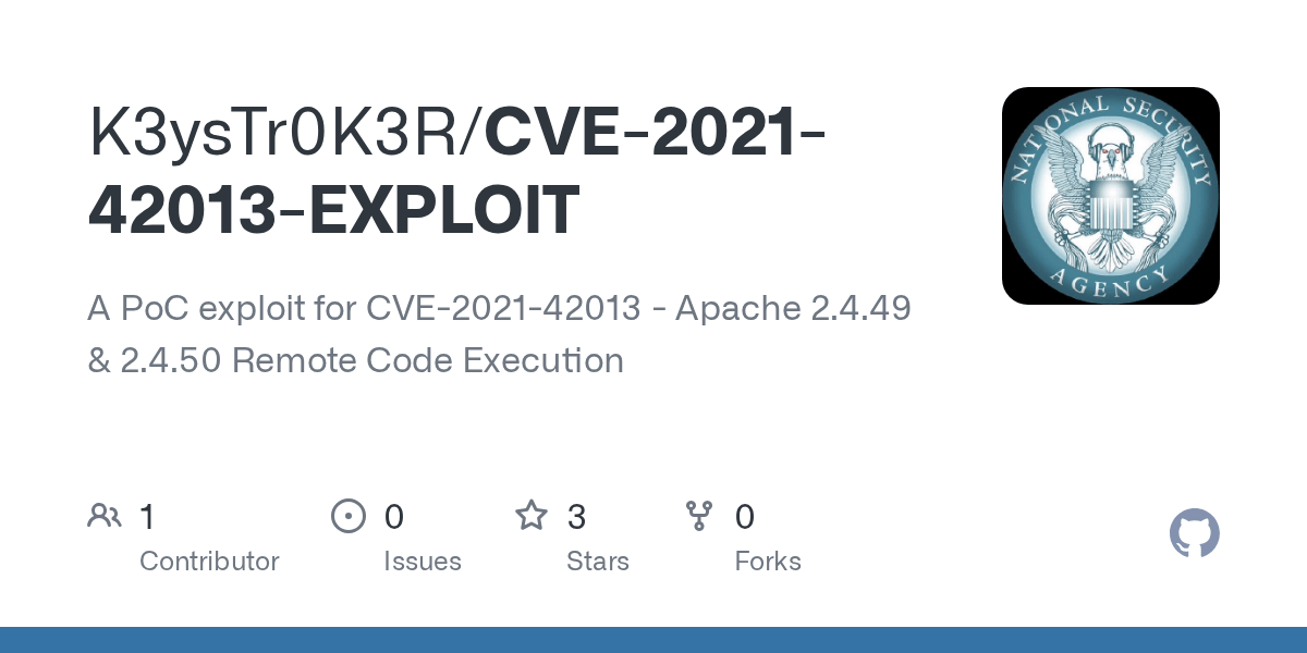 GitHub - K3ysTr0K3R/CVE-2021-42013-EXPLOIT: A PoC exploit for CVE-2021