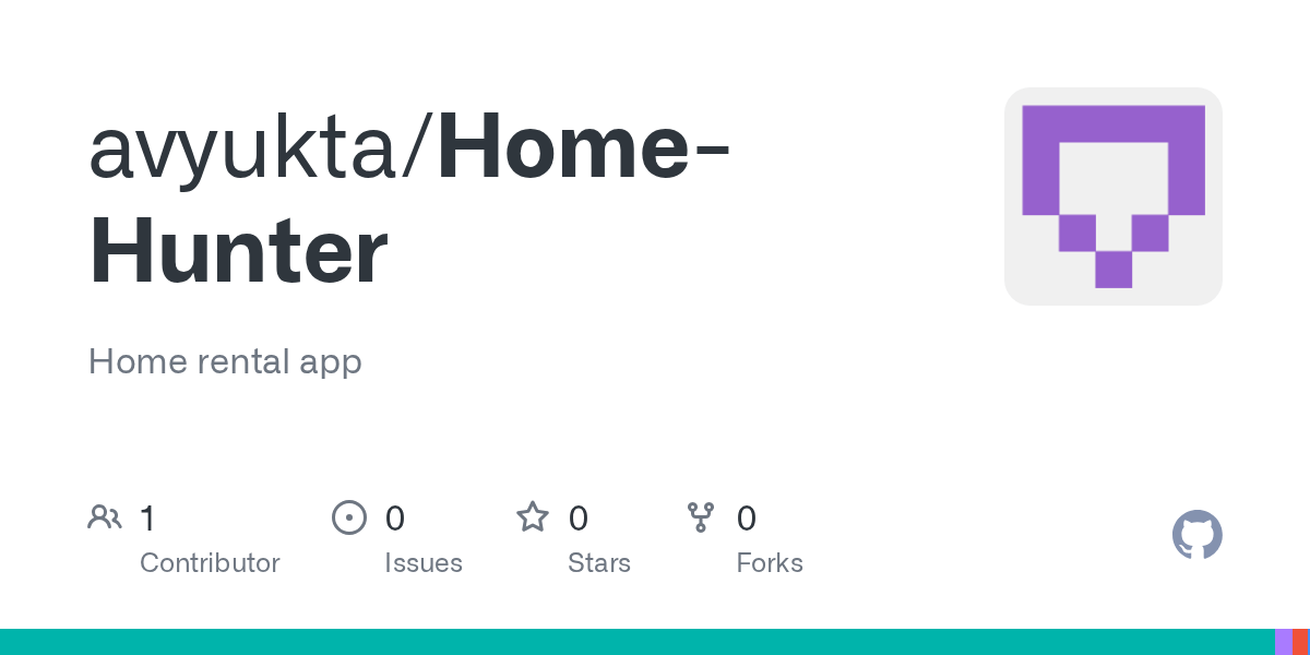 GitHub avyukta/HomeHunter Home rental app