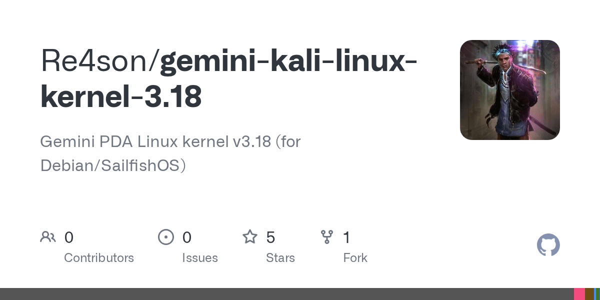 GitHub Re4son/geminikalilinuxkernel3.18 Gemini PDA Linux kernel