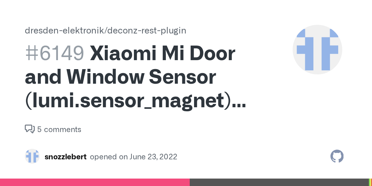Xiaomi Mi Door and Window Sensor does not trigger