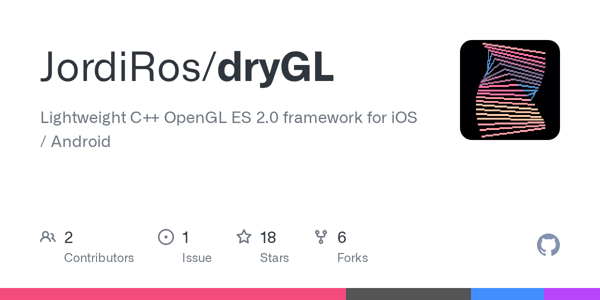 Github - Jordiros/Drygl: Lightweight C++ Opengl Es 2.0 Framework For Ios / Android