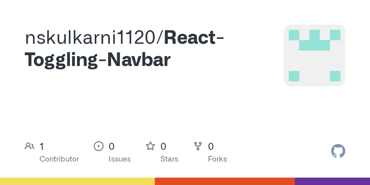GitHub nskulkarni1120/ReactTogglingNavbar